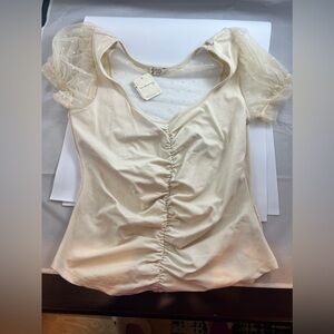 Free People Intimately size Medium. Cream color. NWT.